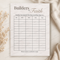 Builders of Faith - Greeting Sign Up